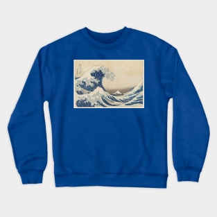 Katsushika Hokusai's The Great Wave of Kanagawa Crewneck Sweatshirt